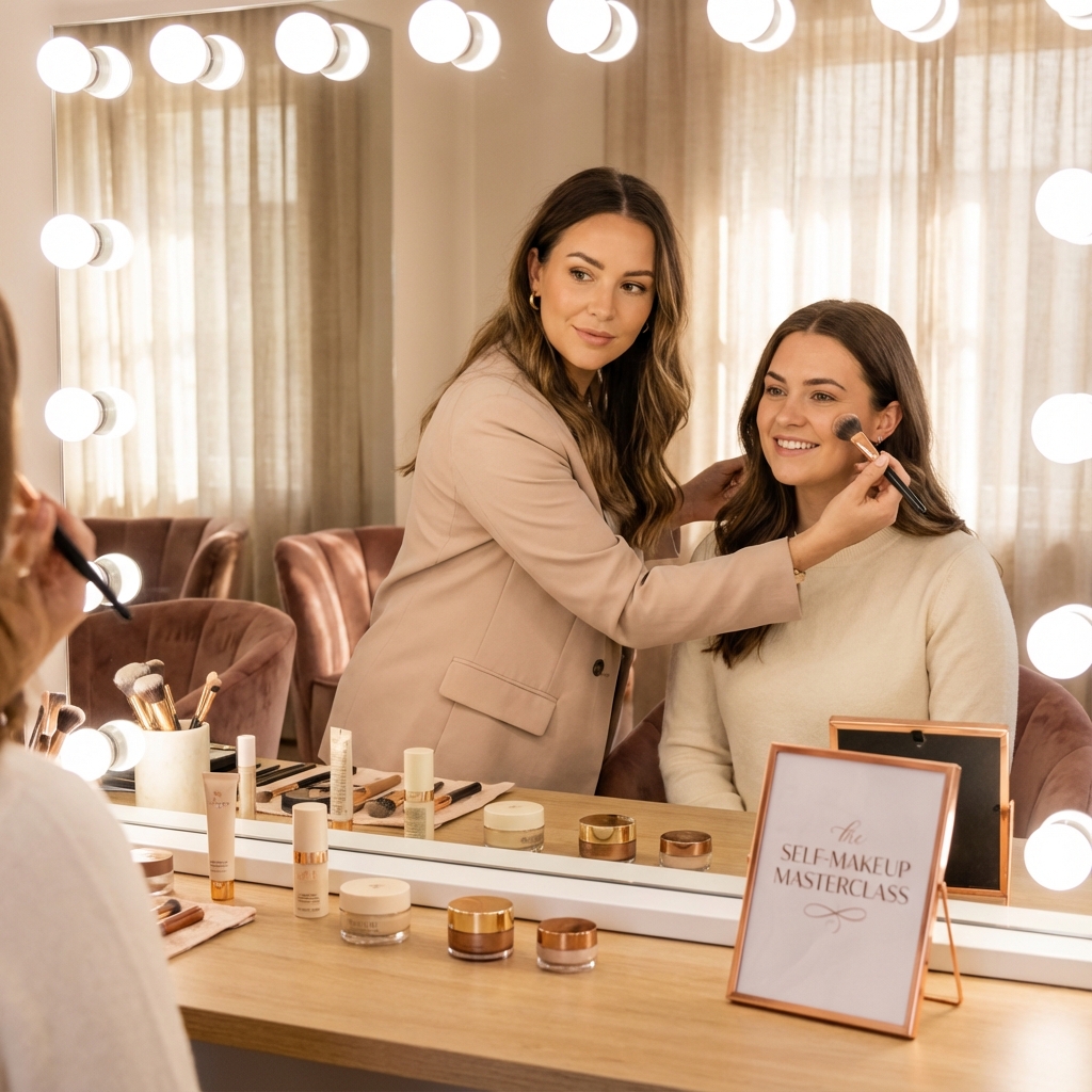 Clase de automaquillaje personalizada en Bogotá - Belanz Beauty